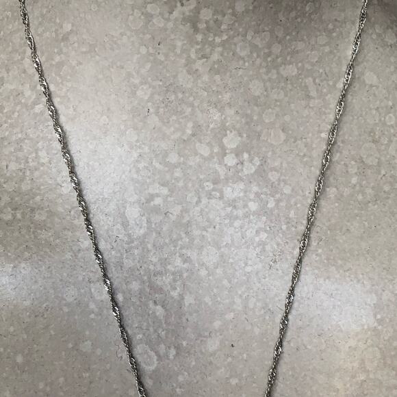 Bohemian Timeless Teardrop Leaf Turquoise Silver Feather Chain Pendant Necklace - Picture 8 of 15